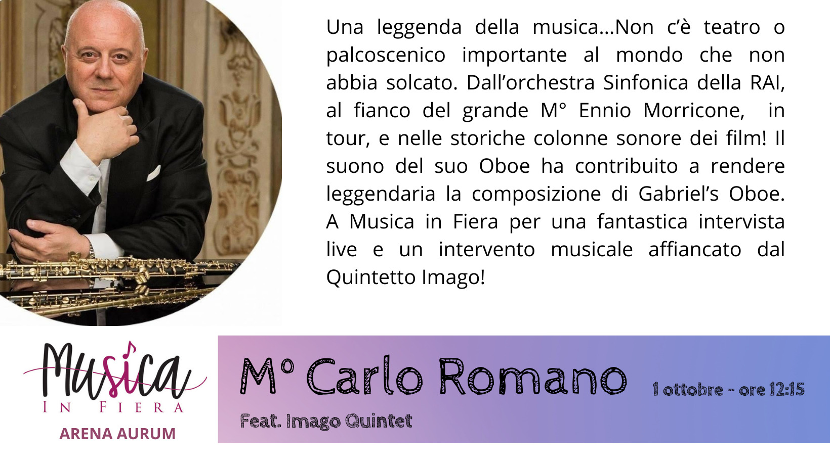 Carlo Romano | Musica In Fiera